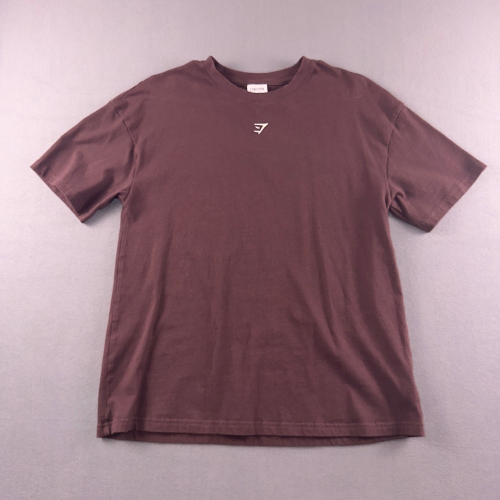 Gymshark Lifting Club Graphic T-Shirt Brown Cherry Espresso B2B2N Medium